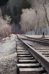 Fototapeta premium Canyon Train Tracks