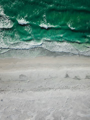 Beach view from aerial