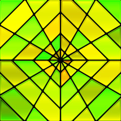 abstract vector stained-glass mosaic background