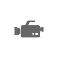 Video camera icon. Simple element illustration. Symbol design from Photo Camera collection. Can be used in web and mobile.