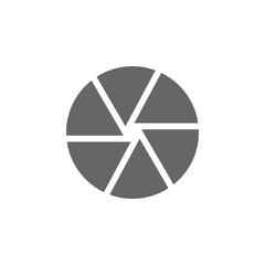Photo Camera Shutter Icon. Simple element illustration. Symbol design from Photo Camera collection. Can be used in web and mobile.