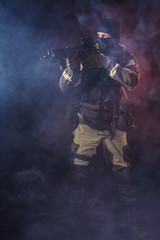 soldiers of the elite special purpose units