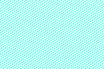 Blue white dotted halftone. Half tone vector background. Frequent dotted pattern.