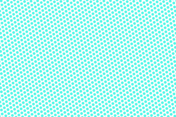Blue white dotted halftone. Half tone vector background. Frequent dotted pattern.