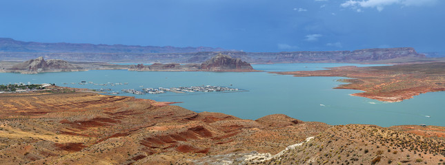 Lake Powell in Arizona in United States