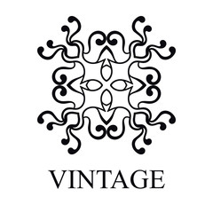 Vintage logo template