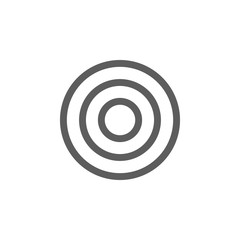 target icon. Elements of gun aim icon. Premium quality graphic design icon. Signs, symbols collection icon for websites, web design, mobile app