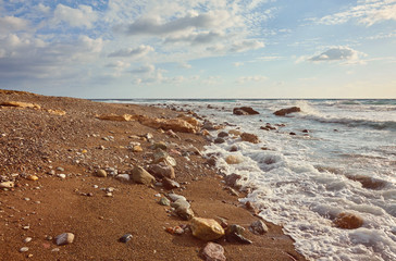 Cyprus - Mediterranean Sea coast. Lara Beach