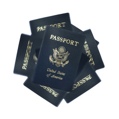spinning Unitd States passports