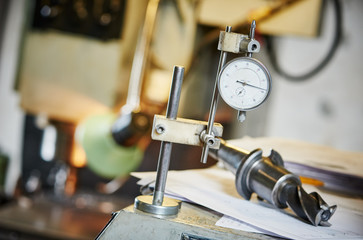 metalworking and measurement. industrial measuring head sensor