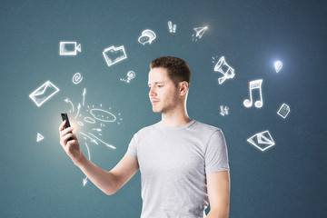 Multimedia and success concept