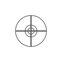 aim icon. Elements of gun aim icon. Premium quality graphic design icon. Signs, symbols collection icon for websites, web design, mobile app