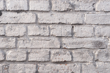 silver painted brick wall texture background