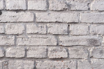 silver painted brick wall texture background