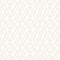 Vector seamless subtle stripes pattern. Modern stylish texture with monochrome trellis. Repeating geometric hexagonal grid. Simple lattice design.