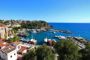 Old City Kaleici in Antalya, Turkey.