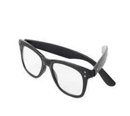 Pair of optical glasses isolated