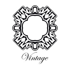 Vintage logo template