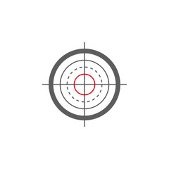 aim icon. Elements of gun aim icon. Premium quality graphic design icon. Signs, symbols collection icon for websites, web design, mobile app