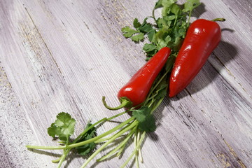 Large red peppers