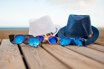 Sombrero gafas verano vacaciones