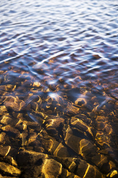 water rocks in river shallow