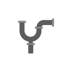 water pipes icon. Elements of plumber icon. Premium quality graphic design icon. Signs, symbols collection icon for websites, web design, mobile app