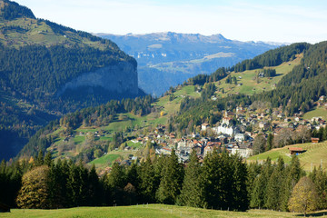 Wengen Village, Jungfrau region, Switzerland