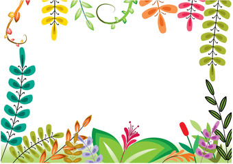 Fototapeta premium plant and leaf backround