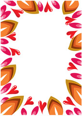 plant and leaf border