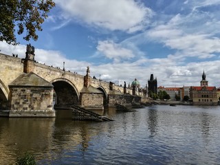 Fototapeta na wymiar Prag - Brücke - Tourismus