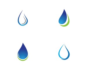 water drop Logo Template