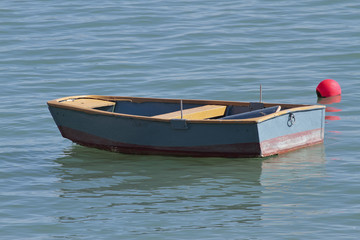 small boat in the sea