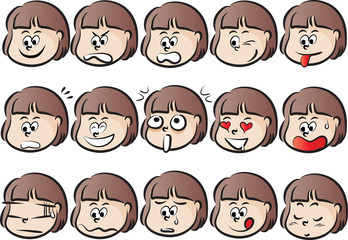 girl Expression package