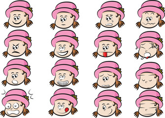 girl Expression package