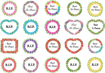 heart shape design icon set