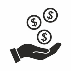 Income. Vector icon.