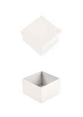 Paper gift box isolated