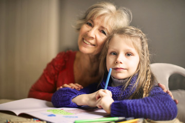 Doing homework together