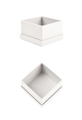 Paper gift box isolated