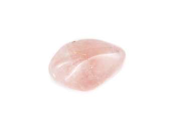 rose quartz over white