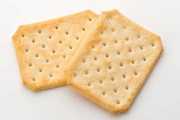 Toast bread isolated on the white background.