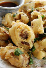 Deep fried mushrooms   - A Popular Taiwan food