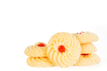 Cookies isolated on white background