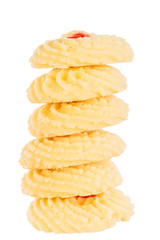 Cookies isolated on white background