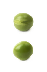 Green pea bean isolated
