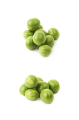 Green pea bean isolated