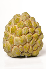 Sugar Apple on white background     