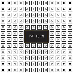 Modern seamless pattern. Inspiration from geometric black and white color background. Vector illustration.