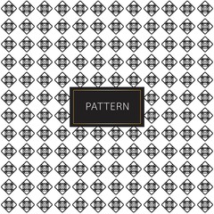 Obraz premium Modern seamless pattern. Inspiration from geometric black and white color background. Vector illustration.